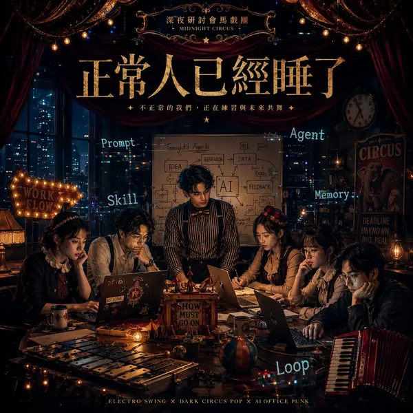 《正常人已經睡了》封面